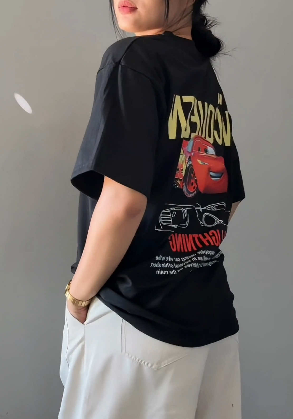 lightning mcqueen shirt ⚡️ #lightningmcqueen #mcqueen #oversizedshirt #unisexfashion 