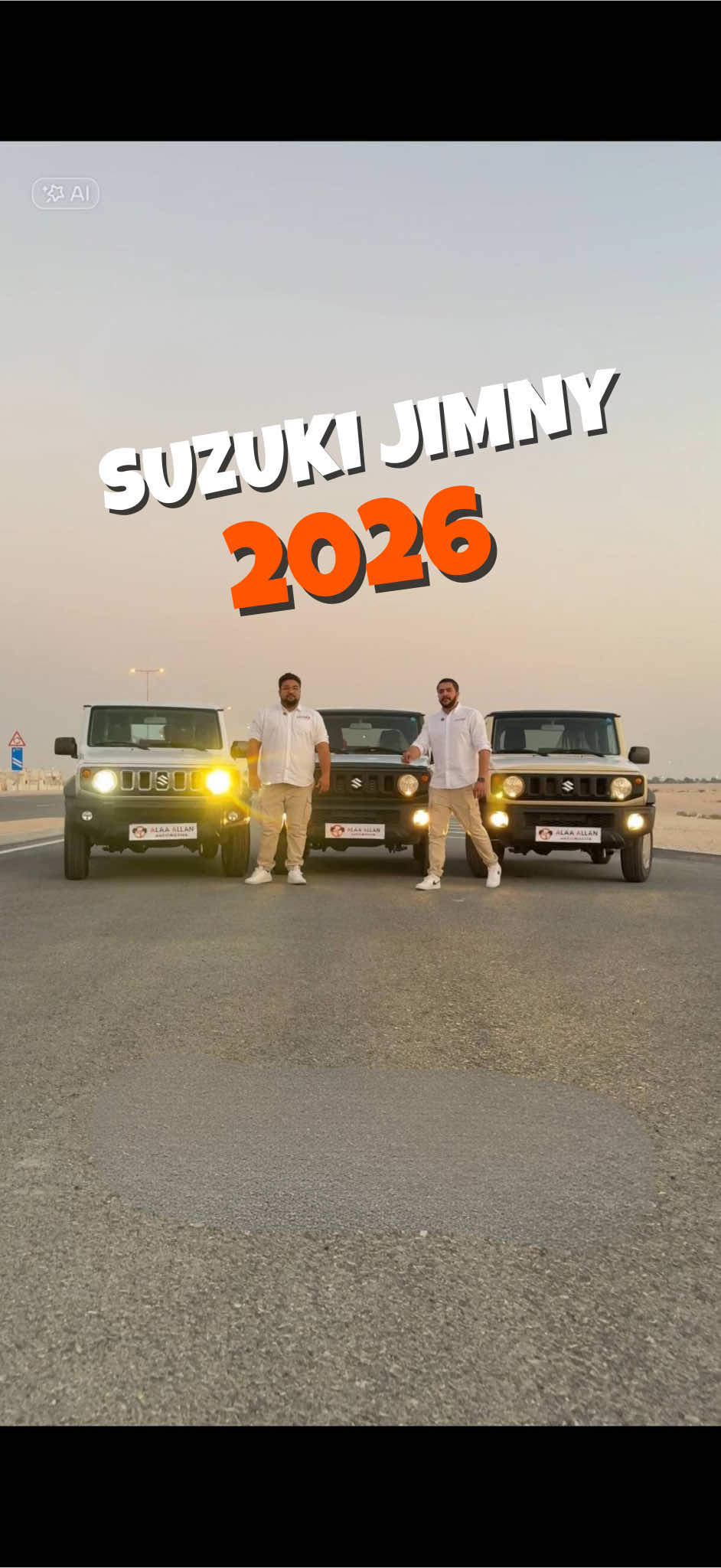 💫Start your engine with us 💫  🔸Make :  Suzuki  🔸Model : Jimny  🔸Doors : 3/5 🔸Year : 2026 🔸KM : Zero Km 🔸Fuel : Petrol 🔸Transmission : Automatic 🔸️V4 1.5L Turbo ORDER NOW WITH ALA ALLAAN AUTOMOTIVE    سيارات سوزوكي جيمني من معرض علاء علان أوتوموتيف Suzuki Jimny cars from Alaa Allan Automotive showroom For more info Contact Us At  +97431315887 +97431315445 +97440013146 📍Location: Mawater City  🔸We are Alaa Allan Automotive  🔸Car dealers & Exporters in Dubai, Qatar, Jordan  Visit our website: www.alaaallanautomotive.com . . . . #suzuki  #suzukijimny #suzukijimny4x4 #luxurycars #airport      