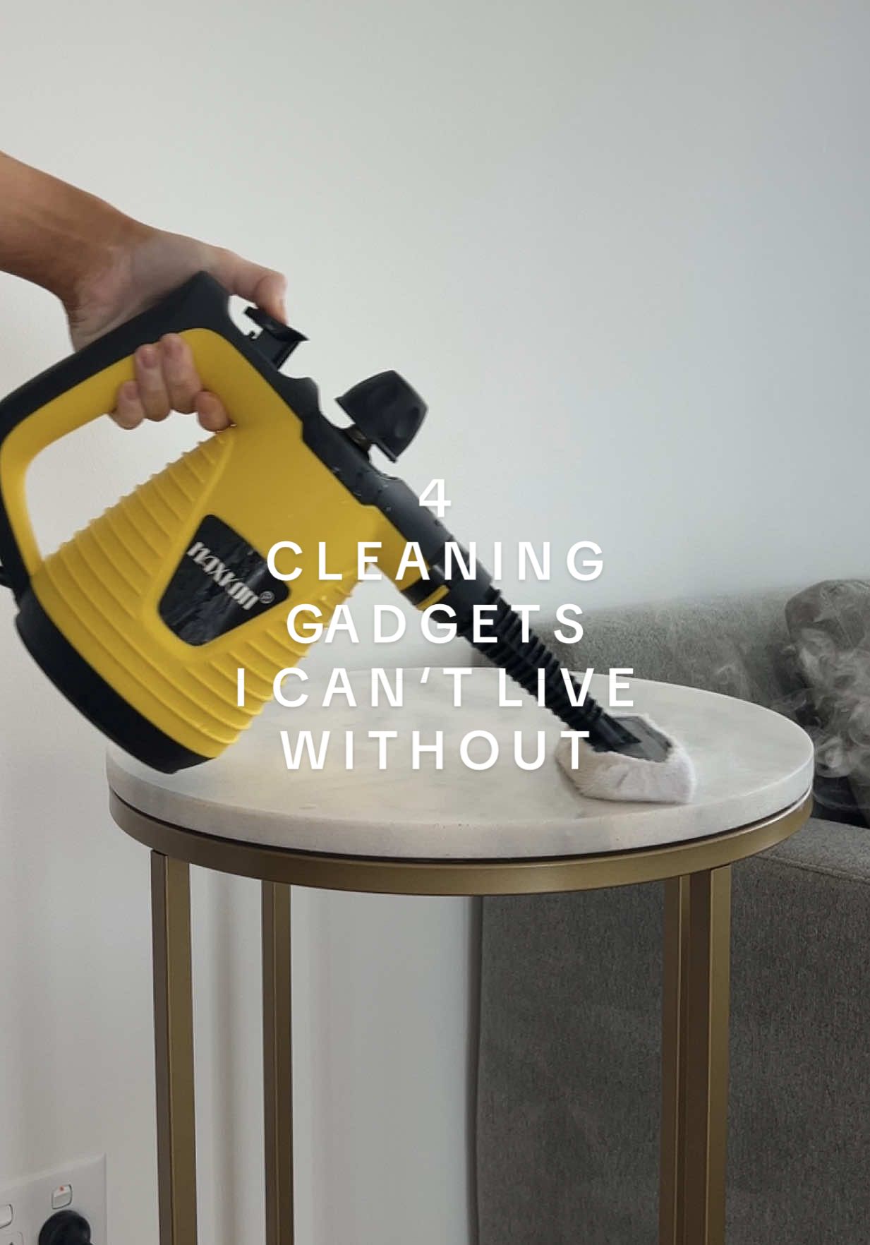 4 cleaning gadgets I CAN’T live WITHOUT 💞 #cleaning #CleanTok #satisfying #cleaningmotivation #cleaninghacks 