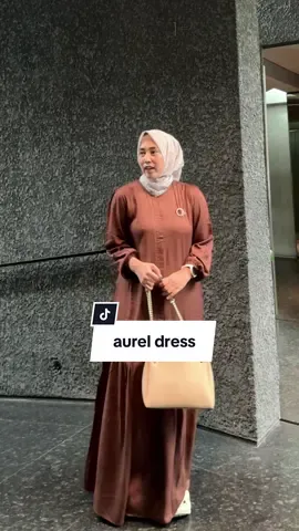 aurel dress lagiiiii✨😍 #fyp #promomakan1010 #gamiskekinian #dresssimpel #ootdgamis 
