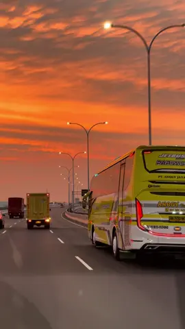 waru at 5.30PM #hinorm280 #toltransjawa #jetbus5 