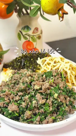 Thịt bò xào lá lốt kiểu này ăn hao cơm lắm luôn #xuhuong #thinhhanh #thinhhanhxuhuong #viral 