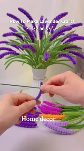 Diy flower using fuzzy wire😊😊 #homedecor #flowerdecor #diycraft #fyp #DIY 