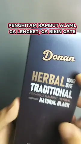 donan herbal krim penghitam rambut alami. #donanherbal #donanherbalhairdyetraditional #penghitamrambut 