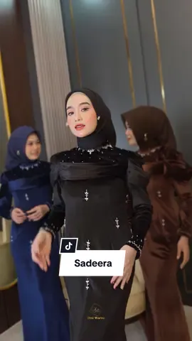 Sadeera Dress in Bold Color🖤❤️🤎 super mewah dan elegant 😍 gass co keranjang kuning 💕 #dresscantik #PromoGuncang1010 #koleksidwiwarna #dresskondangan #sadeeradwiwarna 