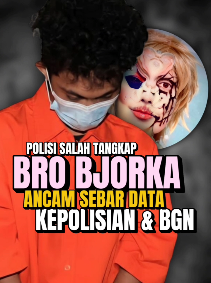 Polisi Salah Tangkap, Bro Bjorka Ancam Sebar Data Kepolisian Dan BGN #fyp #news #viral #trending #bjorka 