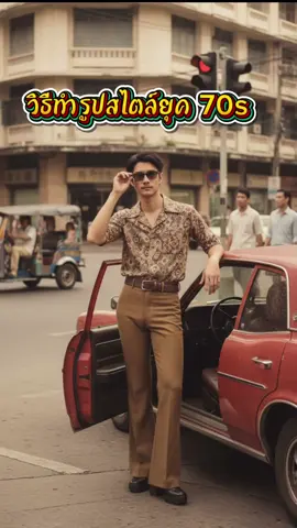 วิธีทำรูปสไตล์ยุค 70s #gemini #สอนทำภาพai #รูปย้อยยุค #aiกระแส #รูปเท่ๆ