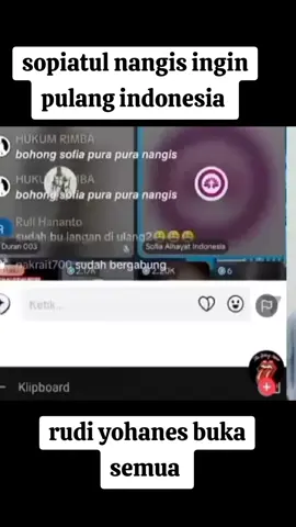 sopiiatul nangis pulang ke Indonesia #sofiatul #indonesia #rudiyohanes #oegiebulukumba #tiktok 