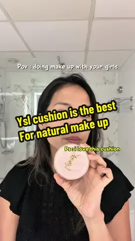 Cushion ysl make my skin natural healthy glowing skin❤️  #yslcushion #cushionysl #makeuptutorial #asmr #ivanagrininger 