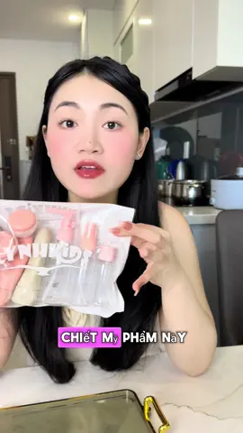 Set chiết mỹ phẩm đi chơi đi du lịch thậm trí đi xa công tác vài ngày rất cần #hoangmymy #setchietmypham #chietmypham 