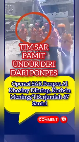 Pekerjaan tim SAR sangat mulia, meski tugas sudah selesai tp saya yakin beberapa hari kedepan mereka masih dihantui bayangan anak2 yg mereka tolong; tangisan rintihan para korban dan kondisi jenazah anak2 korban pondok al khoziny. terima kasih bapak2 peluh dan lelahmu merupakan ladang amal ibadahmu 🤲 @BPBD SIDOARJO   “Tim Basarnas akhirnya menutup operasi pencarian korban di reruntuhan Pondok Pesantren Al Khoziny di Buduran, Sidoarjo, Jawa Timur, Selasa (7/10/2025). Setelah sembilan hari pencarian intensif, sebanyak 171 korban berhasil dievakuasi, terdiri dari 104 orang selamat dan 67 orang meninggal dunia, termasuk delapan potongan tubuh yang ditemukan terpisah. Direktur Operasi Basarnas Laksamana Pertama TNI Yudhi Bramantyo mengatakan bahwa hari ini menjadi penyisiran terakhir di area yang sudah rata dengan tanah. “Penyisiran kembali kami lakukan hari ini, sekali lagi di area yang sudah rata dengan tanah. Harapan kami tidak ada lagi korban yang tertinggal,” ujarnya dalam konferensi pers di Jakarta. #alkhoziny #timsar #ponpesalkhoziny #alkhozinybuduran #fyp 