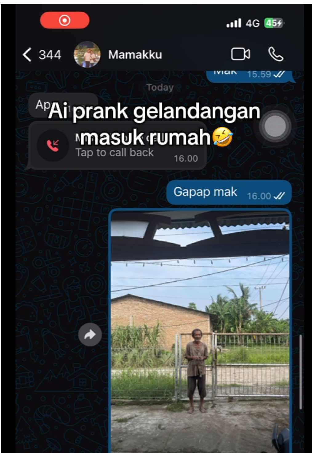 Hahahahah AI gelandangan prank🤣 #aiprank #geminiai #fyp #fyppppppppppppppppppppppp #prank 