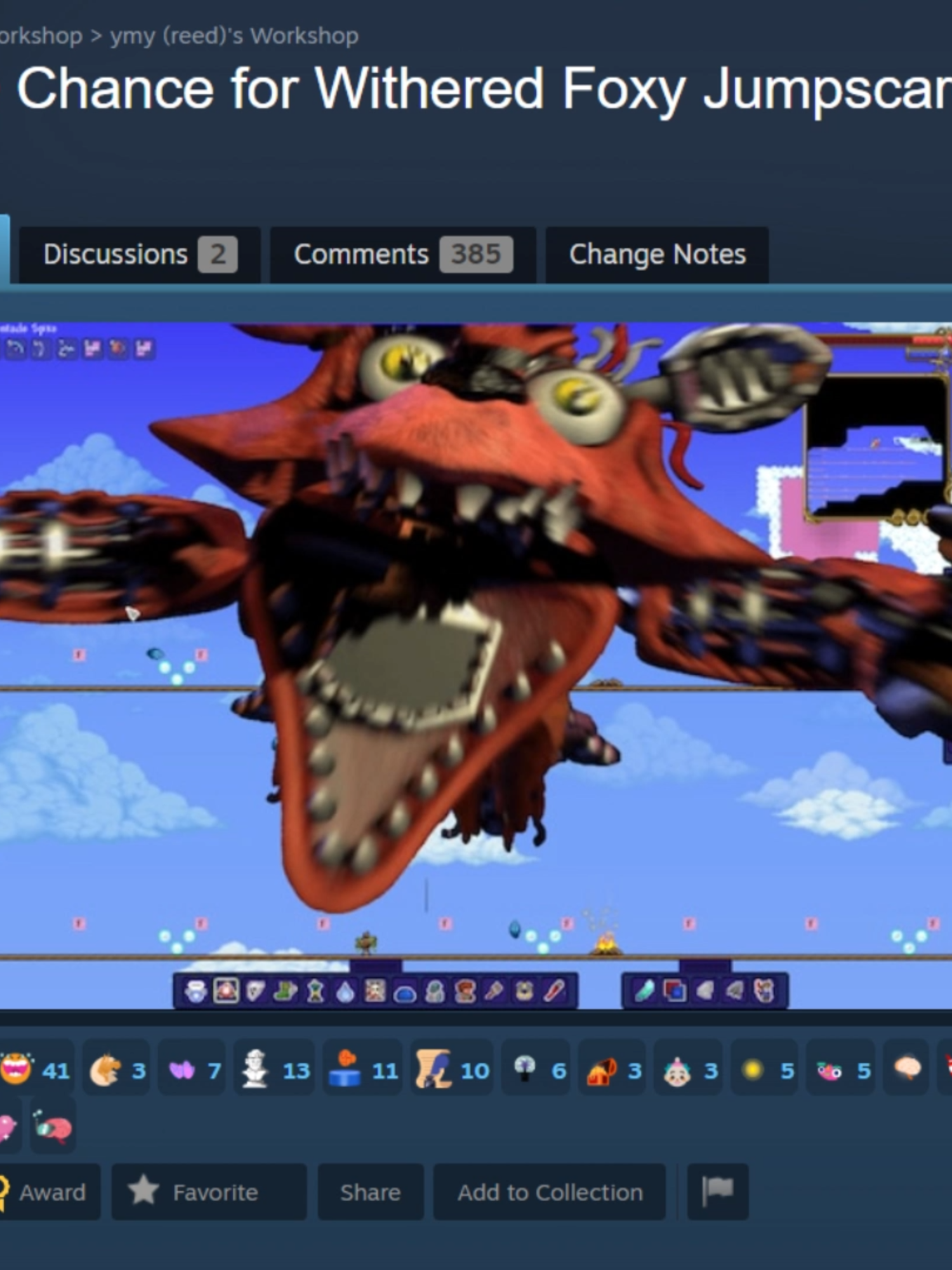I've never played any horror games in my life and I hate this #fyp#foryou #gaming #terraria #fnaf #jumpscare