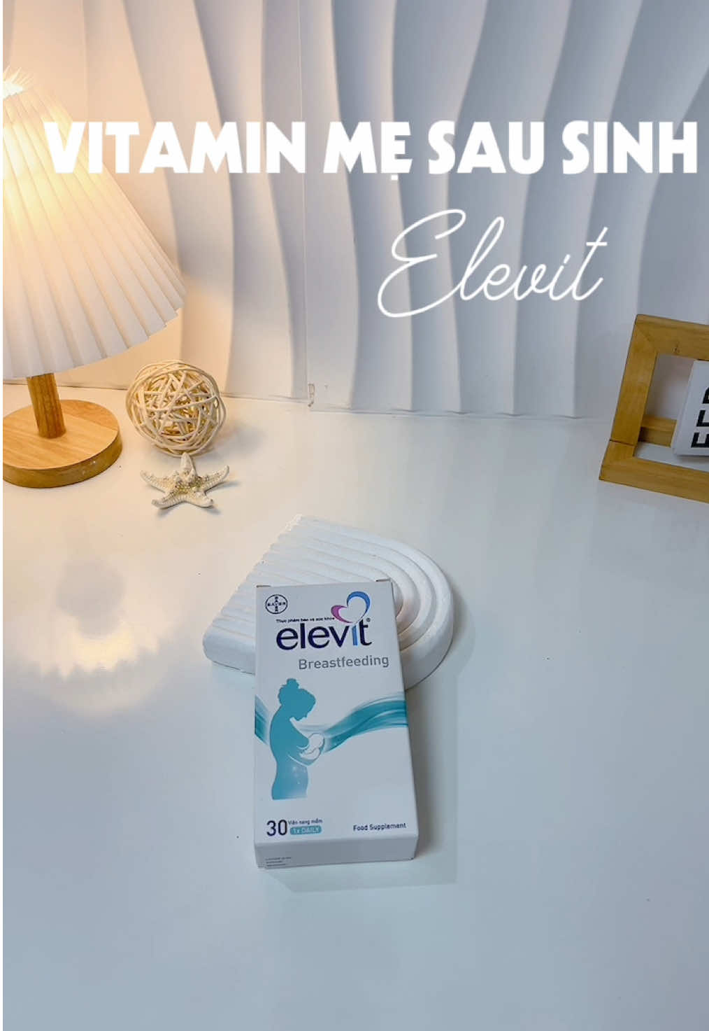 Em vitamin sau sinh này các mẹ nên thử nha. Sau sinh chăm bé vất vả dễ thiếu hụt các vi chất cần thiết nên đừng quên uống vitamin sau sinh nhé 🥰 #elevit #elevitvietnam #minxoamemuoi #bosungdinhduongsausinh #landaulamme 
