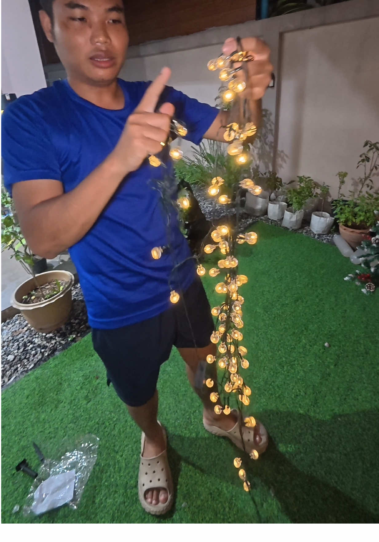 ไฟลูกแก้วไฟเชอรี่โซล่าเซลล์ ตัวในคลิป 12 เมตร 100 ดวงไฟ #ไฟลูกแก้วโซล่าเซลล์ #ไฟเชอรี่โซล่าเซลล์ #ไฟเชอรี่ #ไฟประดับสวน #ไฟแต่งสวน 