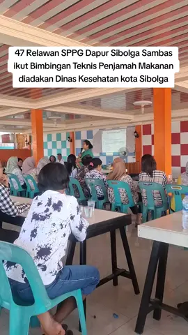Bimbingan teknis bertujuan untuk memberikan bekal kepada para relawan di Satuan Pelayanan Pemenuhan Gizi (SPPG) yang sehari-hari menyiapkan MBG. Dinas Kesehatan kota Sibolga  berupaya menjamin standar keamanan pangan di seluruh unit SPPG dengan peningkatan kapasitas penjamah makanan. Semoga semua Dapaur SPPG kota sibolga memberikan yang terbaik. Terima kasih buat Dinas Kesehatan kota sibolga dan para Nara sumber yang memberikan materi hari ini. #BGN #MBG #SPPG 