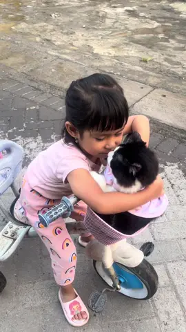 👧🏼😻 serasa Dunia Ini Milik kita Berdua ya Besti 🥰❤️#fyppppppppppppppppppppppp #kucingimut #kucinglucu #catlover #kucingtiktok 