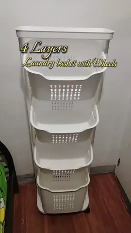 4 Layers laundry basket with Wheels #laundrybasket #4layerslaundrybasket #affordable #storagebasket  #tiktok 