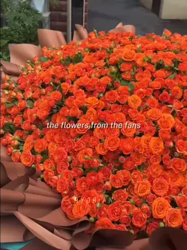 beautiful flowers for a beautiful owner🧡🧡 #xingqiu #qiudingjie #desiretheseries #fypage #4upageシ 
