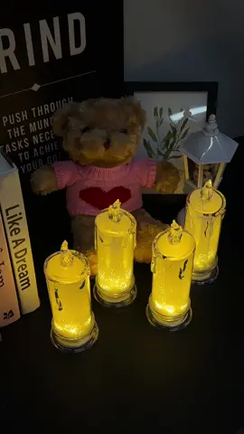 These flameless Christmas tree candlesticks are so beautiful, remote controlled and they sold out SO fast last year! Grab yours while they are still in stock! #christmasdecor #christmascandles #candlestick #flamelesscandle #christmasdecorating 