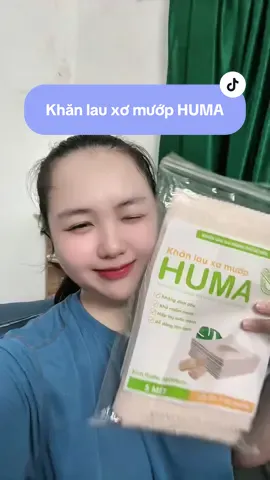 Khăn lau xơ mướp công nhận đỉnh lắm các bác ơi #khanlauxomuop #HUMA #reviewchanthat 