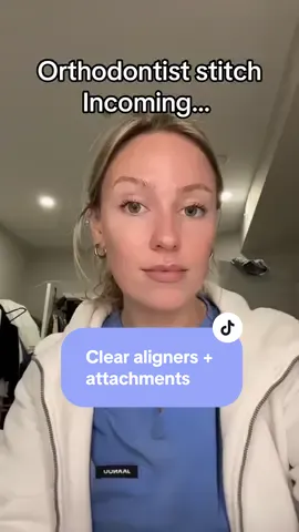 Attachments!!! Some people love them because they make treatment more effective and quicker. Some patients HATE them. Which one are you??  #invisalign #attachments #clearaligners #onthisday 
