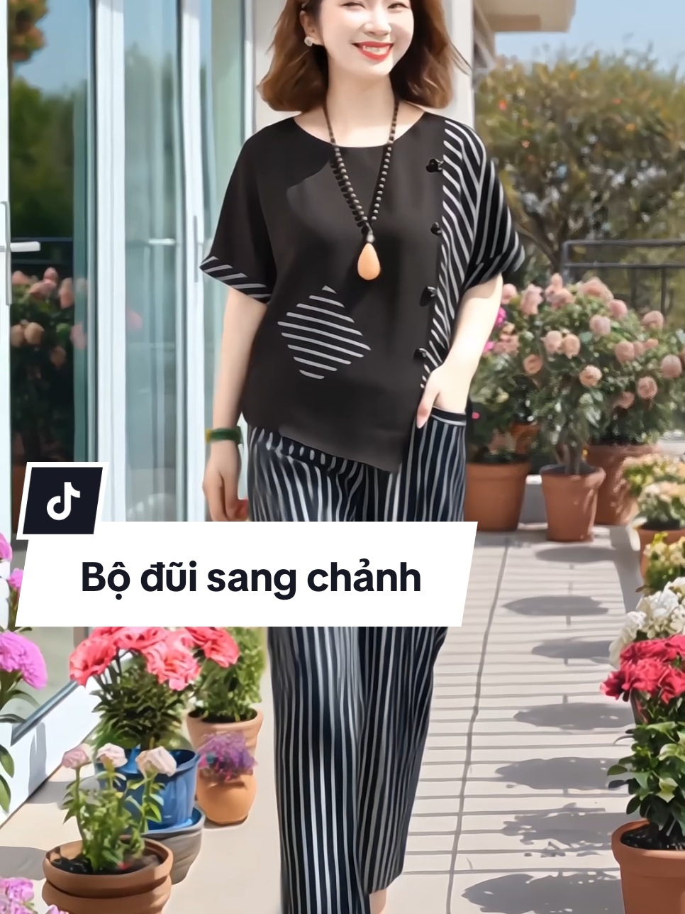 Bộ đồ nữ trẻ trung thanh lịch chất đũi thoáng mát, mặc nhà hay đi dạo chơi đi chợ đi làm đều phù hợp #bodonu #bodochatdui #bodomacnha #bodotrungnien #xuhuong 