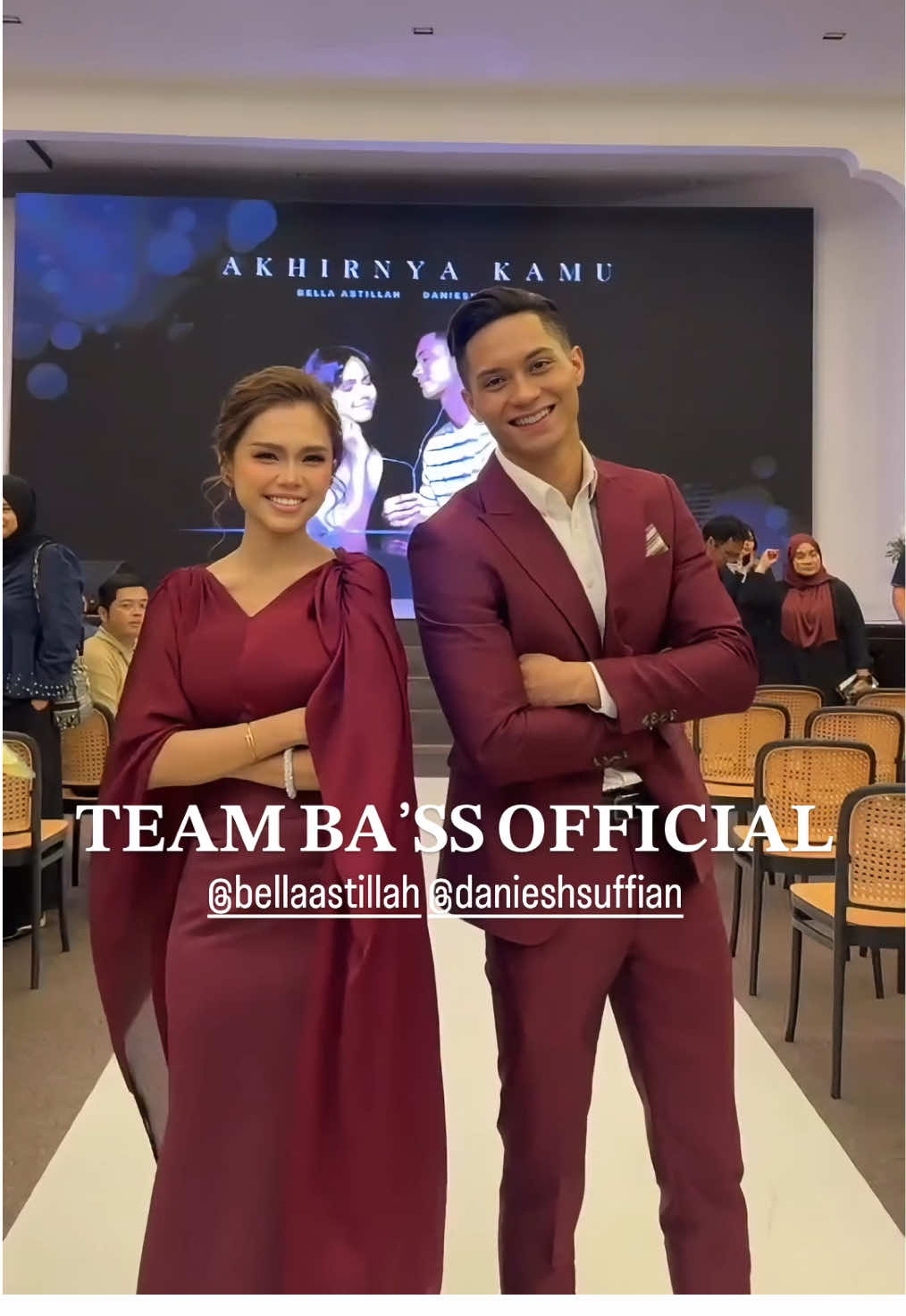 Yeayy akhirnya berjaya buat video tiktok dengan @Bella Astillah , alang alang ada @Daniesh Suffian semalam kita ajak Daniesh sekali😍  Sporting la Bella & Daniesh🥰 thank you so much sudi join BASSties buat tiktok trend, lurveee🫶🏼  Tahniah sekali lagi dengan lagu baru Akhirnya kamu dah 100K views di YT tak sampai 24 jam!  Jom BASSties! kita sambung marathon tengok MV Akhirnya Kamu lagi #bellaastillah #syedsaddiq #TeamBASSOfficial #foryou #basstiess  @Rya Yahaya @eijaharumhassan 
