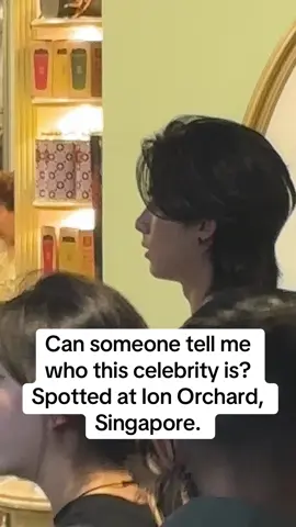 Is this someone famous Spotted at Ion Orchard, Singapore.  The entire basement was blocked off with security and film crews.