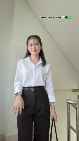 #fpyシ #interviewoutfits🤍🖤✅ for today🤍🖤✅