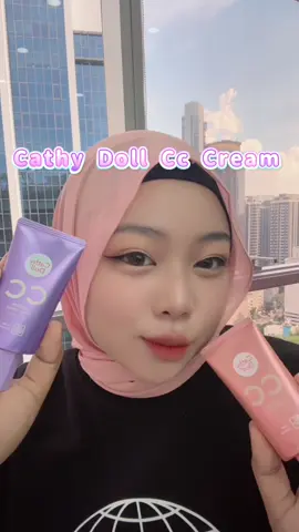 Cathy Doll CC cream senang je nak guna!!! tak smpai 5 minit dah siap! #chatydollmy #cccream #thaimakeup @cathydollmy 