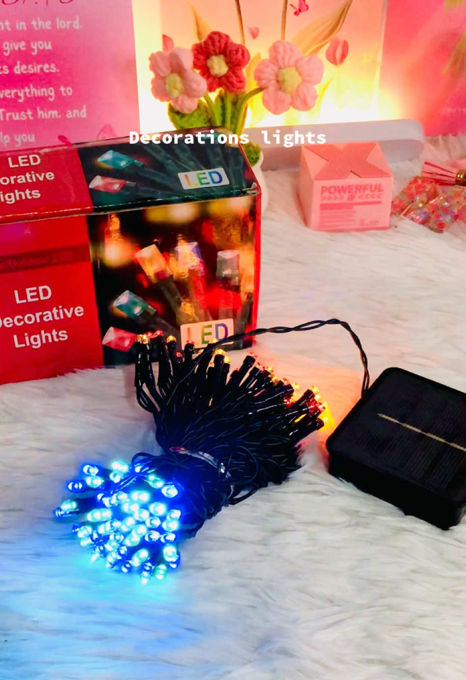 Solar Lights Outdoor Waterproof 10m Christmas Lights  #christmaslights #decorationlight #maestifane 