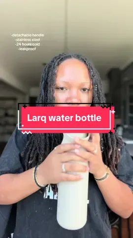 && it actually kept ice 2 days 😭 I was shocked. #LARQ #larqswigtop #drinkbrilliantly #ad 