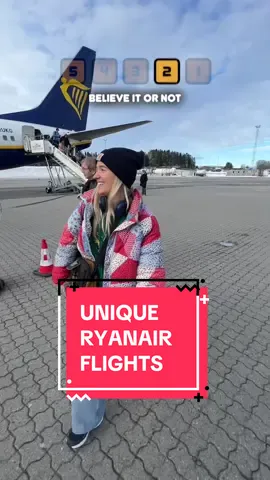 Ryanair’s most unique flights 👀 Unique flights in Europe. Ryanair to Morocco and more ✈️ #Ryanair #RyanairFlight #TravelTips #Flight #EuropeTravel
