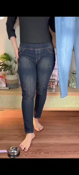 JEANS LEGGING SEON PINGGANG KARET #fyp #jeanswanita #pinggangkaret #legging #fashionstyle 