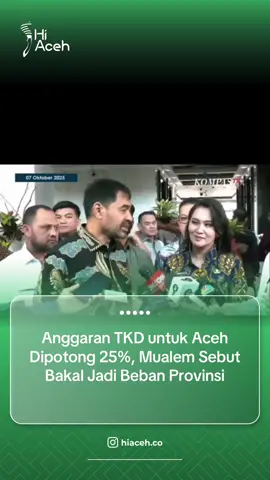 Gubernur Aceh Muzakir Manaf atau akrab disapa Mualem bersama Gubernur Maluku Utara Sherly Laos memberikan keterangan pers usai berjumpa Menteri Keuangan, di Kantor Kemenkeu, pada Selasa, (7/10/2025). Keduanya hadir bersama puluhan gubernur lainnya. Para gubernur memprotes kebijakan Menteri Keuangan yang memangkas anggaran Transfer ke Daerah (TKD) 2026. Mereka menilai kebijakan tersebut membebani daerah. #mualem #aceh #apba #pemerintahaceh 
