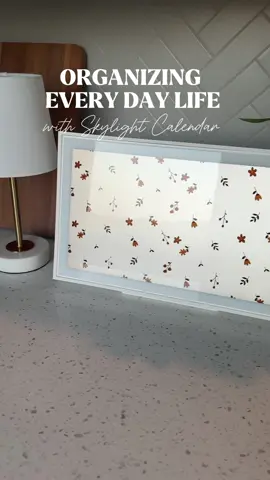 Because the days move fast, and I don’t want to miss the moments that matter most. 💫 This beauty keeps our family’s rhythm in one beautiful place…. schedules, chores, reminders, meal prep… all on a smart touchscreen that actually makes organizing feel peaceful. 🕯️ No more sticky notes or missed practices… just a calm, visual flow for the whole family. Plus the kids love checking off those chores! Great for busy mamas trying to lead with intention. ✨ #IntentionalMotherhood #FamilyOrganization #CaseyLeighHome #CozyFamilyRhythms #SkylightCalendar       