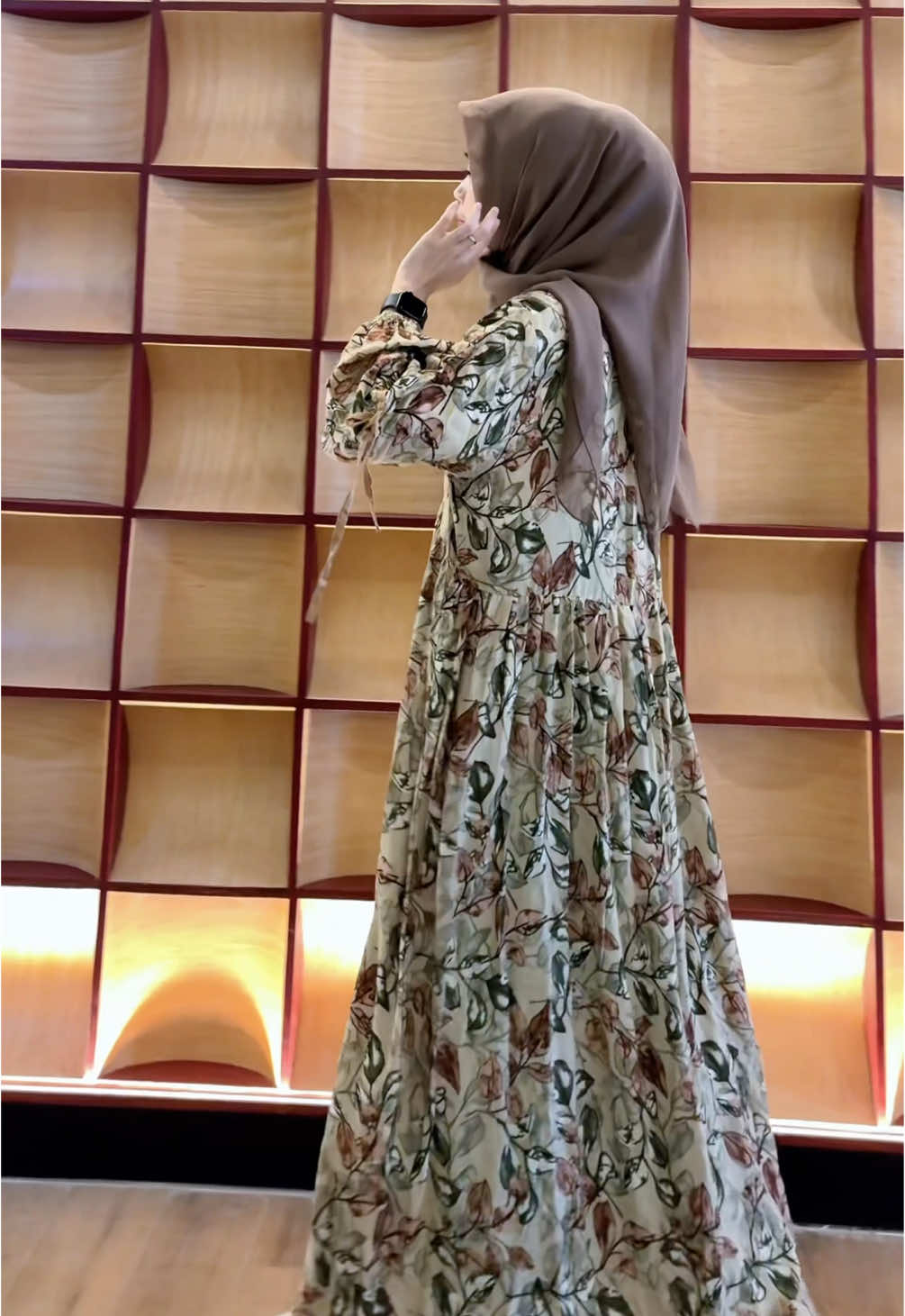 Aurel Dress Pita Model Lengan Busui - Motif Aurel Daun Latte 🛒🔥 #fypviralシ #outfitideas #viraltiktok 