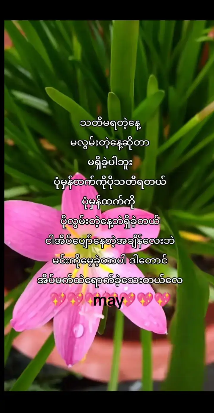 #အရမ်းလွမ်းနေမိ#may#