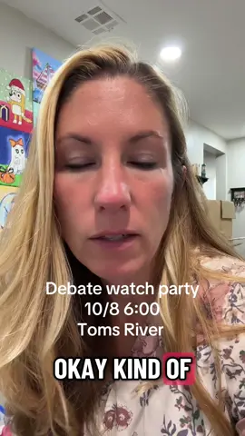 Debate watch party in Toms River New Jersey #newjersey #election #2025 #tomsriver #oceancountynj 