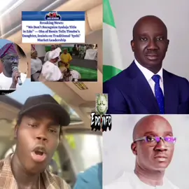 Happinex Osa React To Iyaloja Controversy In Edo State As He Drag Governor Monday Okpebholo For Keeping Silent On The Issue. #edoinfo #edototheworld #edobride #benincity 