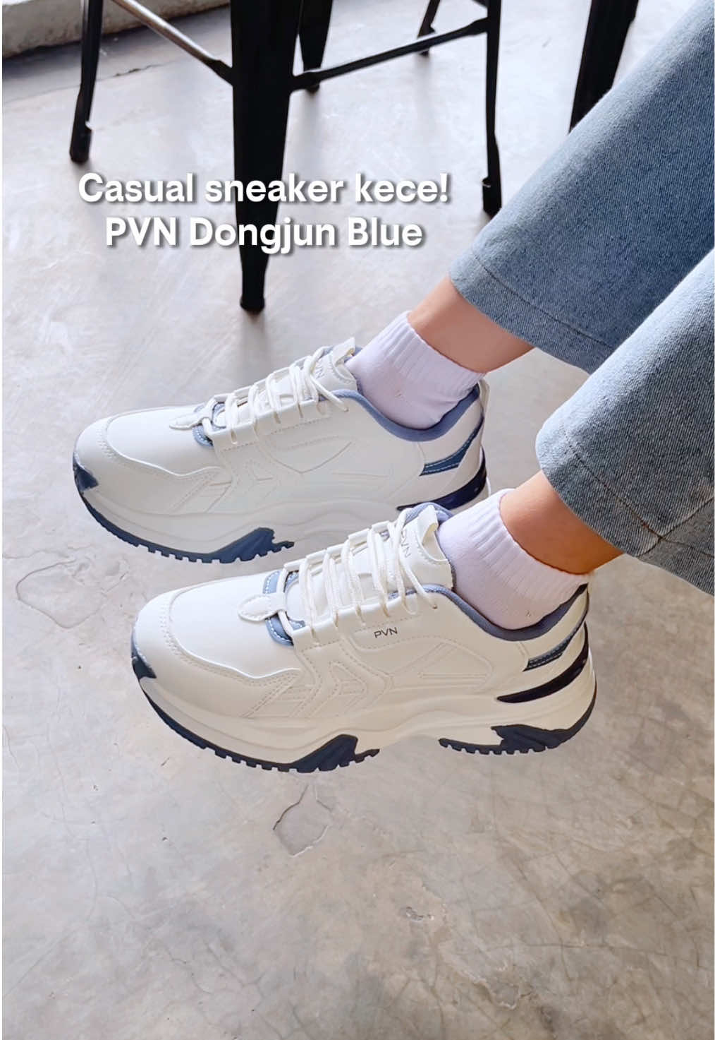 OOTD ala korean street style pake sneakers kece Dongjun 💙 #spillpvn #OOTD #pvndongjun #pvn #sneakers 