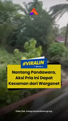Aksi dua orang pria menantang Pandawara Group dengan membuang sampah di kali, viral di media sosial. Dalam video yang yang diunggah akun Instagram @pandawaragroup pada Senin (6/10/2025), terlihat dua pria menggunakan sepeda motor membuang sampah di kali. Aksi ini sontak mendapat kecaman dari warganet. 🎥: Dok. Instagram/pandawaragroup. #viral #pandawaragroup #sampah #kali #akuratco