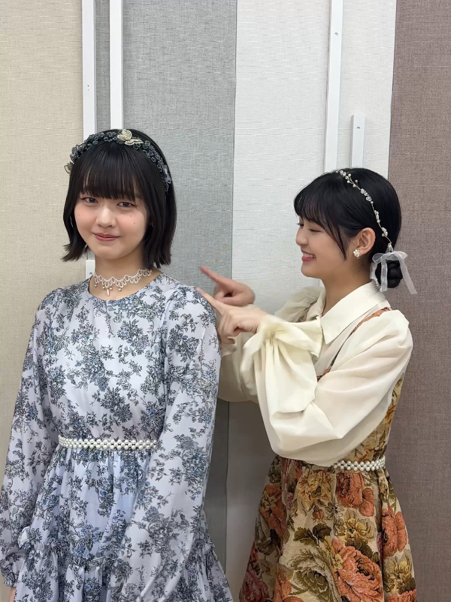 真琳さんに片思い💙🤍 #ハロプロ  #つばきファクトリー  #福田真琳  #石井泉羽  #fyp 