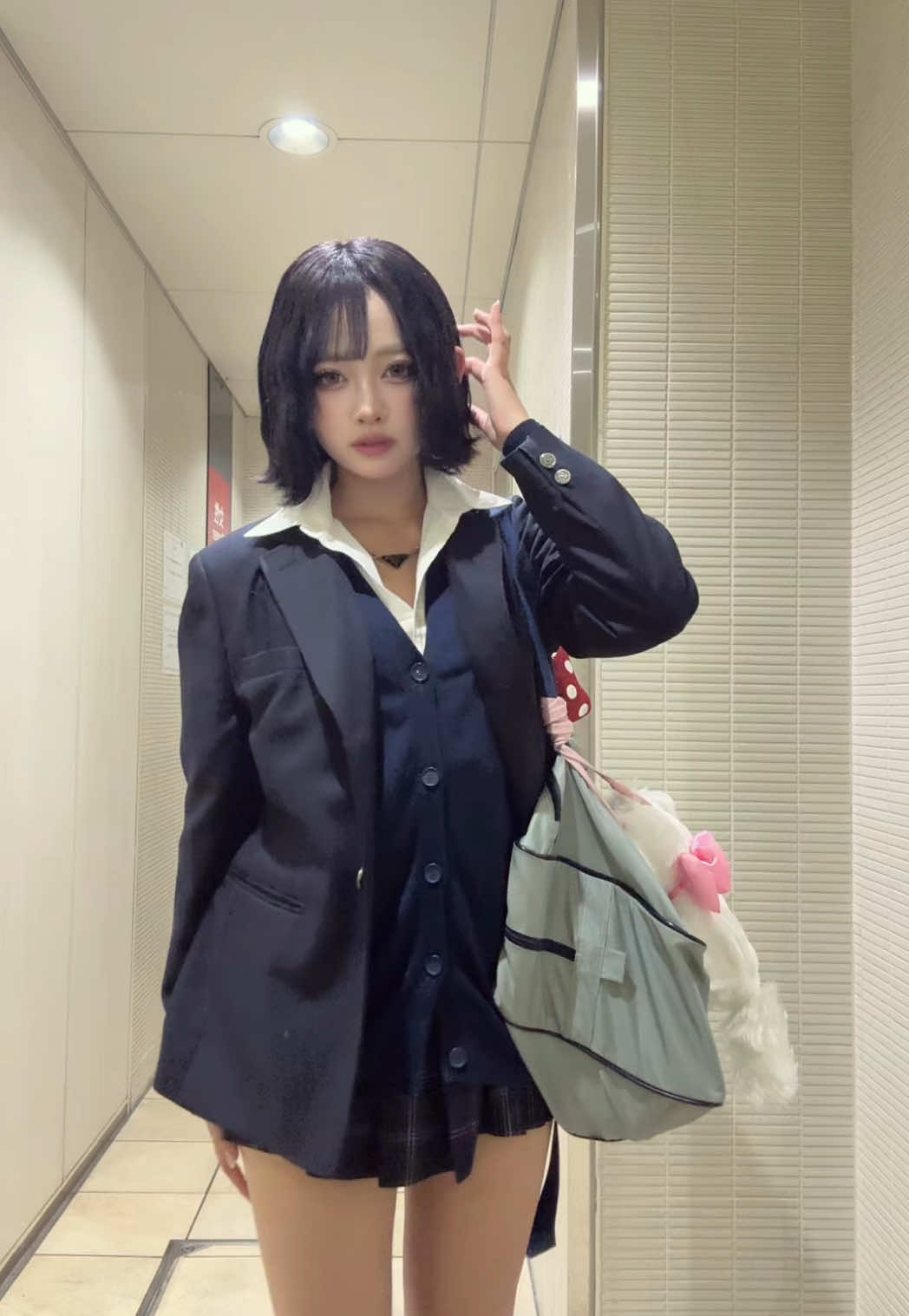スカート短い#高1 #ボブ 