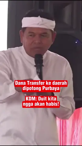 Gubernur Jawa Barat Dedi Mulyadi menyindir fenomena pemotongan Dana Bagi Hasil oleh pemerintah pusat. Ia mengatakan dana transfer boleh dipotong tapi duit kita (Pemprov Jawa Barat) ngga akan habis! #dedimulyadi #purbayayudhisadewa #kdm #jawabarat