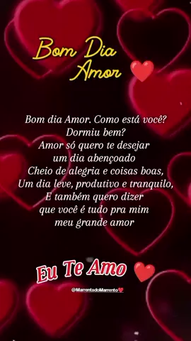 #bomdia#amor#vida❤️ oi meu amor , bom dia, lindo  eu te amo ❤️
