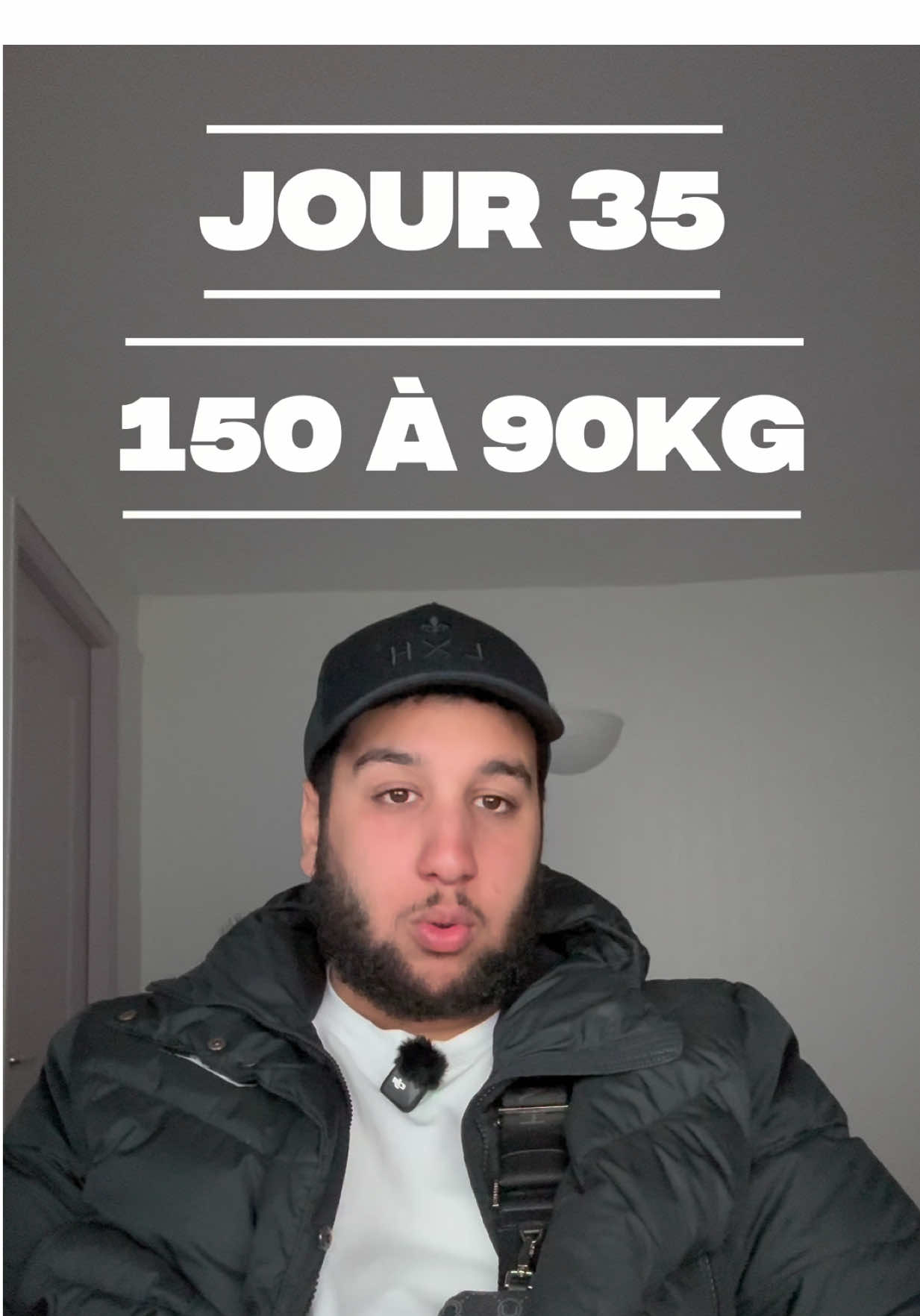 Jour 35 pour passer de 150kg à 90kg. Retirez vos mauvaises habitudes #perpitaw #150to90 