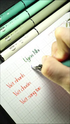 Tặng tên UYÊN NHI #honchuviet #luyenchudep #tangtentiktok #butmay #buthocsinh 