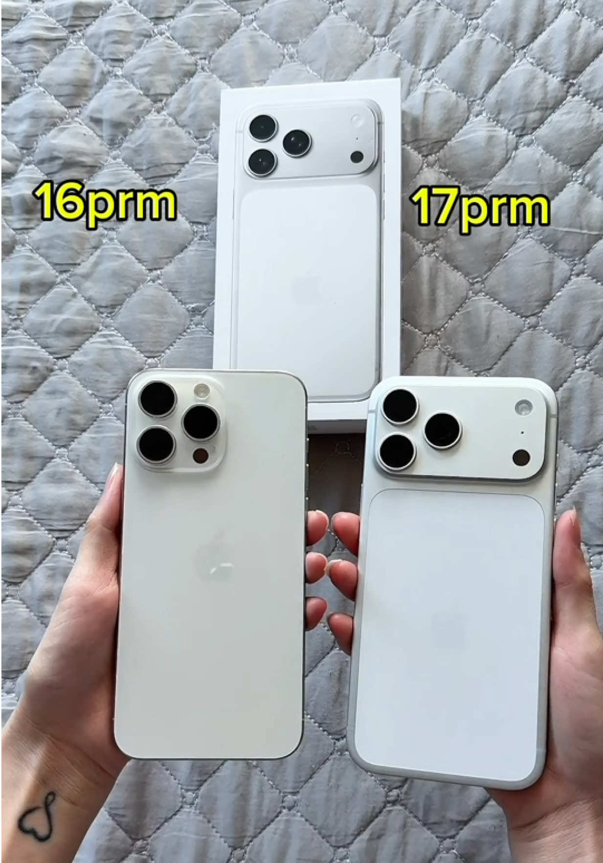 So sánh 16prm và 17prm #iphone #sosanh #iphone16promax #iphone17promax #CapCut  